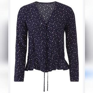 Rails Beaux Top Women’s Size Small Ditzy Floral Print